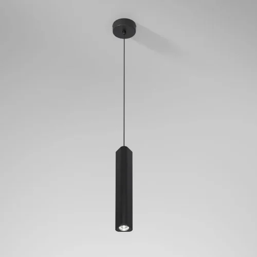 Светильник подвесной светодиодный Trio 12W 4000K черный 50310 LED - фото 2