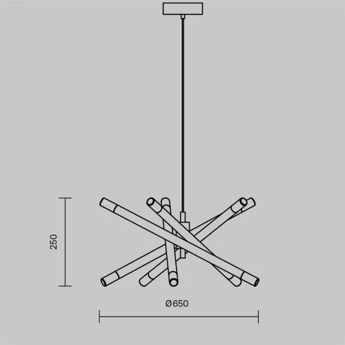 Подвесной светильник Жезлы / Wands (Латунь) FR6130PL-L30B - фото 12