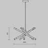 Подвесной светильник Жезлы / Wands (Латунь) FR6130PL-L30B - фото 12