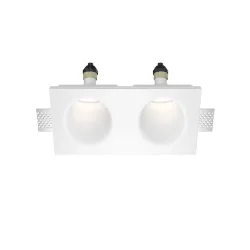 Встраиваемый светильник Gyps Modern GU10 2x10Вт (Белый)