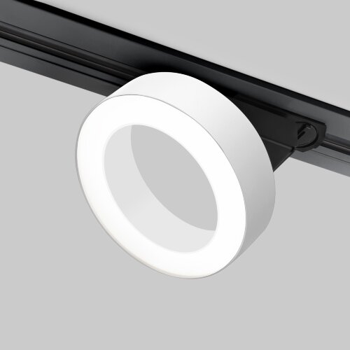 Трековый светодиодный светильник для однофазного шинопровода Spila белый 12W 4200K - фото 1