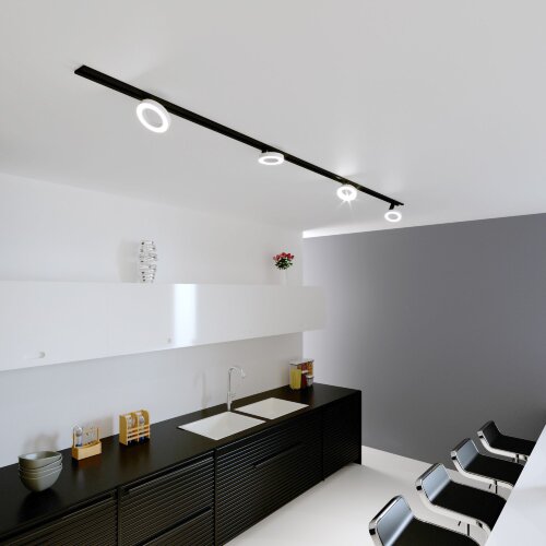 Трековый светодиодный светильник для однофазного шинопровода Spila белый 12W 4200K - Фото 4