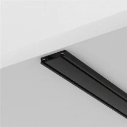 Шинопровод 1м Radity с заглушками в комплекте накладной черный (Черный)