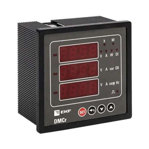 Прибор измерительный цифровой комбинир. DMCr с интерфейсом RS-485 на панель 96x96 (квадратный вырез) PROxima EKF DMC-963r - фото