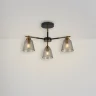 Люстра FR4015PL-03BBZ Келло / Kello E27x3 (Черный и Бронза) FR4015PL-03BBZ - фото 4
