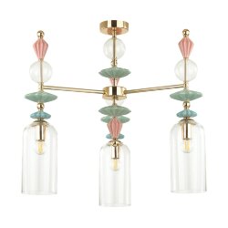 Люстра  на штанге «ODEON LIGHT EXCLUSIVE» 4855/3C, серия: BIZET (крепление на планке) - Светильники с керамикой