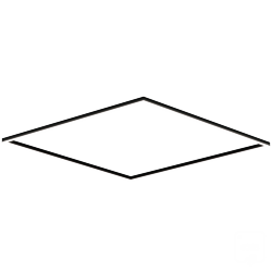 Светильник Рамка S50 (RAL9005/2498x2498mm/LT70 — 4K/208W)