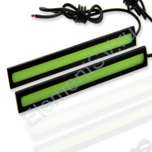 Светодиодная матрица COB V9 (12V, white, комплект 2 шт.) - фото.