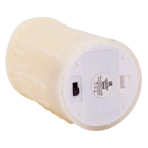 ULD-F056 WW RC CANDLE SET3 Фигура светодиодная Свеча на батарейках 2AA не в-к, в составе набора из 3 штук, Диммируемая, 1 светодиод, Теплый белый свет, Пульт ДУ в-к, TM Uniel - фото 5