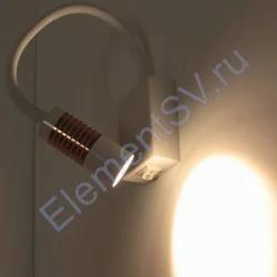 Светильник светодиодный прикроватный DH16 (220V, 5W, warm white, белый корпус)