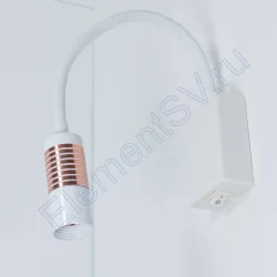 Светильник светодиодный прикроватный DH16 (220V, 5W, warm white, белый корпус)