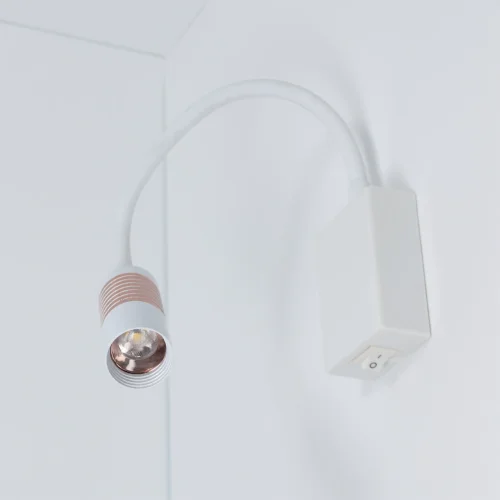 Светильник светодиодный прикроватный DH16 (220V, 5W, warm white, белый корпус) - фото III