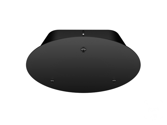 Потолочная чаша 6063 – D300 (RAL9005/3 отверстия) - фото 1