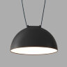 DK5560-BK Cветильник для трека-ремня Belty, серия Flow со светодиодом, D220*H117мм, 48V DC, 24W, RA90, 120°, 4000K, IP20, черный, алюминий. Фото 2