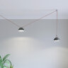 DK5560-BK Cветильник для трека-ремня Belty, серия Flow со светодиодом, D220*H117мм, 48V DC, 24W, RA90, 120°, 4000K, IP20, черный, алюминий. Фото 8
