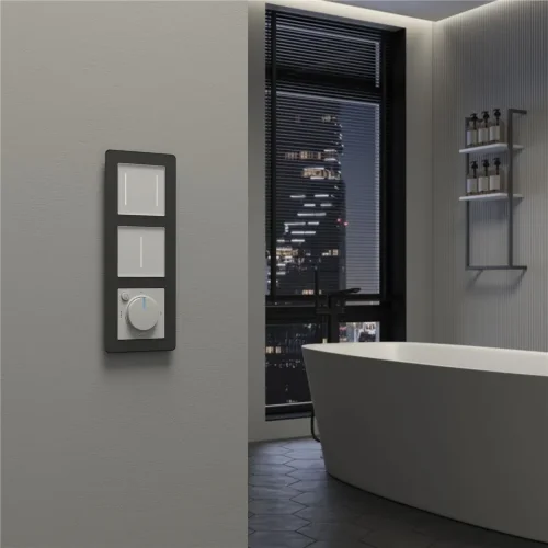 Умный сенсорный выключатель двухклавишный (белый) W4523001 - фото 4