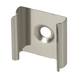 Комплект креплений (для профиля 12×06) 10 шт., ALM005MT (Хром)