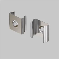 Комплект креплений (для профиля 12×06) 10 шт., ALM005MT (Хром)