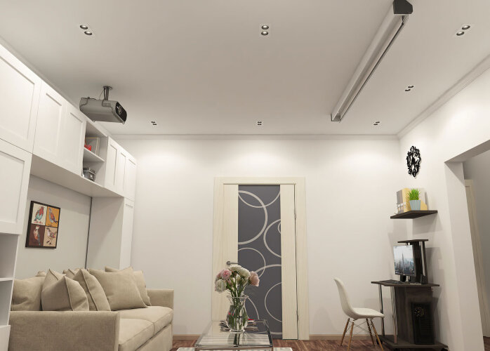 DK3072-WH+BK Встраиваемый светильник, IP 20, 10 Вт, GU5.3, LED, белый/черный, пластик. Фото 3