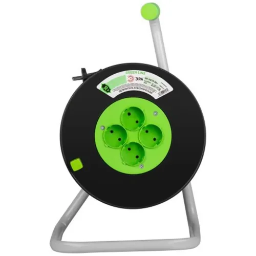 Удлинитель на пластик. катушке 4х30м без заземл. KAT-2x0.75-30m Greenline ПВС 2х0.75 Эра Б0065140 - фото 2