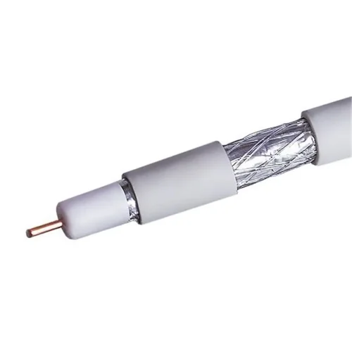 Кабель коаксиальный RG-6 CCS 1.02 (21проц.)/FPE/Al-Pet-Al Foil Unbonded/Al 64х0.12/PVC RW бел. (уп.100м) Net.On 109L - фото