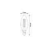 LED-C35-11W-3000K-E14-CL PLS02WH Лампа светодиодная, Форма свеча, прозрачная, Серия Sky, Теплый белый свет 3000К. - фото 3