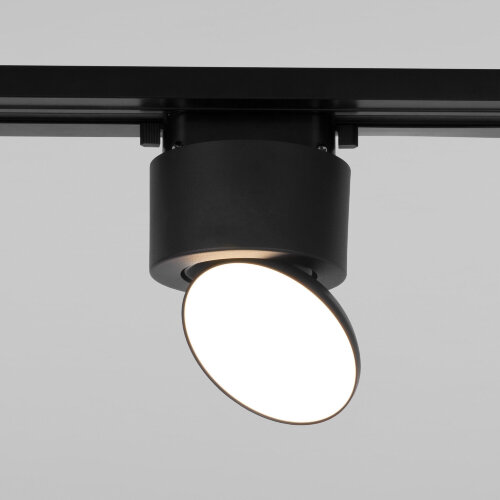 Трековый светильник для однофазного шинопровода Smooth чёрный матовый 10 Вт 4200K - Фото 3