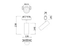 Трековый светильник Фокус / Focus LED S35  3000K 18Вт (Черный) TR019-2-15W3K-MG - фото 2
