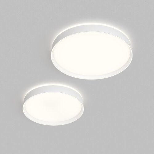 DK6510-WH Накладной светильник, LED, 40W, IP 20, 3000K - 6500K, белый, металл, полимер. Фото 4