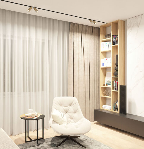 DK8012-BG Акцентный светильник SMART SPOT DOUBLE 2x9W DIM 3000K-6000K, матовое золото с черным. Фото 9