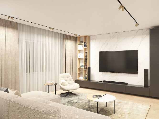 DK8012-BG Акцентный светильник SMART SPOT DOUBLE 2x9W DIM 3000K-6000K, матовое золото с черным. Фото 8