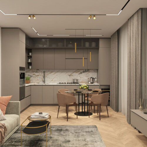 DK8012-BG Акцентный светильник SMART SPOT DOUBLE 2x9W DIM 3000K-6000K, матовое золото с черным. Фото 6