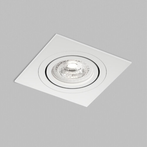 Встраиваемый светильник PRIME, GU5.3, до 15 Вт, LED, IP20, белый, алюминий.