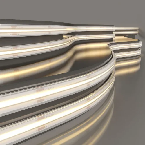 Лента светодиодная 480Led 14W IP68 3300K теплый белый, 5м COB 24V 480Led 14W IP68 - фото