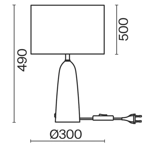 Настольный светильник МармоЛатте / MarmoLatte (Латунь) FR2054TL-01BS2 - фото 13