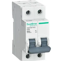 Выключатель автоматический 2п City9 Set (АВ) С 25А 6кА 230В SE C9F36225