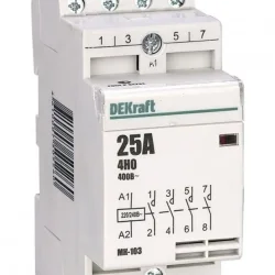 Контактор модульный МК-103 4НО 20А 230В DEKraft 18060DEK