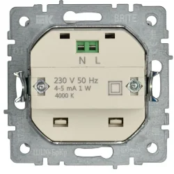 Подсветка светодиодная BRITE встраив. ПЛ20-БрКр механизм беж. IEK BR-FL20-K10