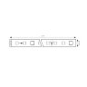 ULS-2835-180LED-m-10mm-IP20-DC24V-17W-m-5M-4000K Гибкая светодиодная лента на самоклеящейся основе, Катушка 5м, в герметичной упаковке, Белый свет4000К - фото 5