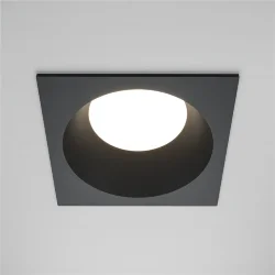 Встраиваемый светильник Пай / Share 1*GX53 12 Вт IP 44 (Черный) DL126-GX53-SQ-B