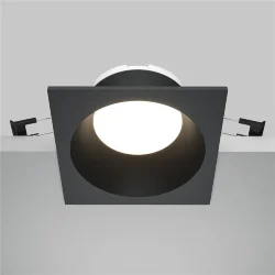 Встраиваемый светильник Пай / Share 1*GX53 12 Вт IP 44 (Черный) DL126-GX53-SQ-B