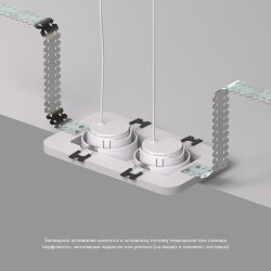 Закладная панель SCB для DK3022/DK3072, ПВХ, Denkirs DK3022/72-SCB