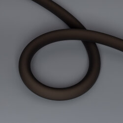 Светодиодная лента герметичная SPI MOONLIGHT-BLACK-SIDE-G180-D25mm 12V RGB-PX2 (21.6 W/m, IP65, 5m, wire x1) (Arlight, Вывод боковой, 3 года)