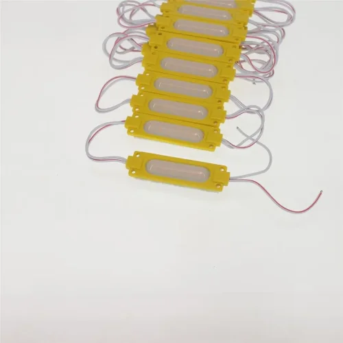 Светодиодный модуль 5730-6 MOD83 (12V, 1.5W, yellow, IP44) - фото I