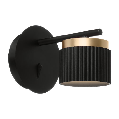 Светильник WOLTA WSL-GX53/W19BG под лампу GX53 Черный / Золотой MUSE - фото 5.