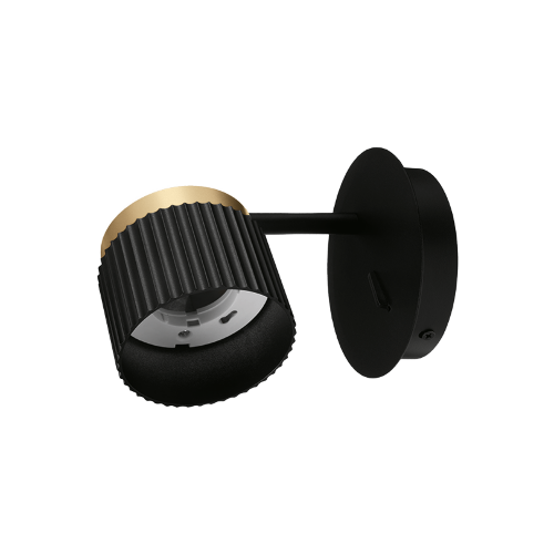 Светильник WOLTA WSL-GX53/W19BG под лампу GX53 Черный / Золотой MUSE - фото 8.