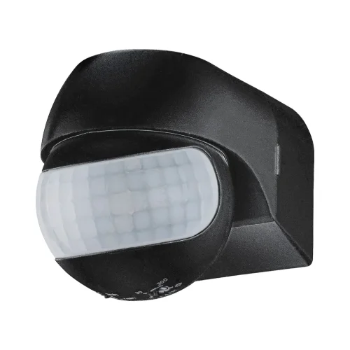 Инфракрасный датчик движения 12м 800W 180° IP54 черный SNS-M-10 черный - фото