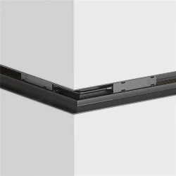 Угловой коннектор внешний Gravity встраиваемый черный (Черный)