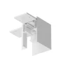 Угловой коннектор S35 накладной белый (Белый) TRA004CL-21W - фото