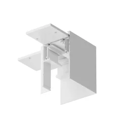 Угловой коннектор S35 накладной белый (Белый) TRA004CL-21W